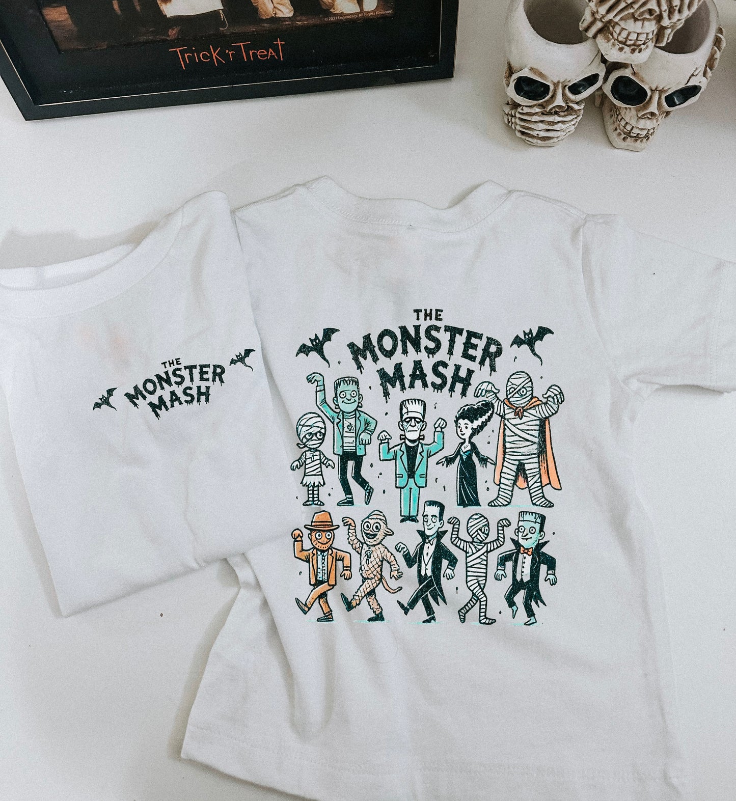 Monster Mash Tee (front pocket & back)