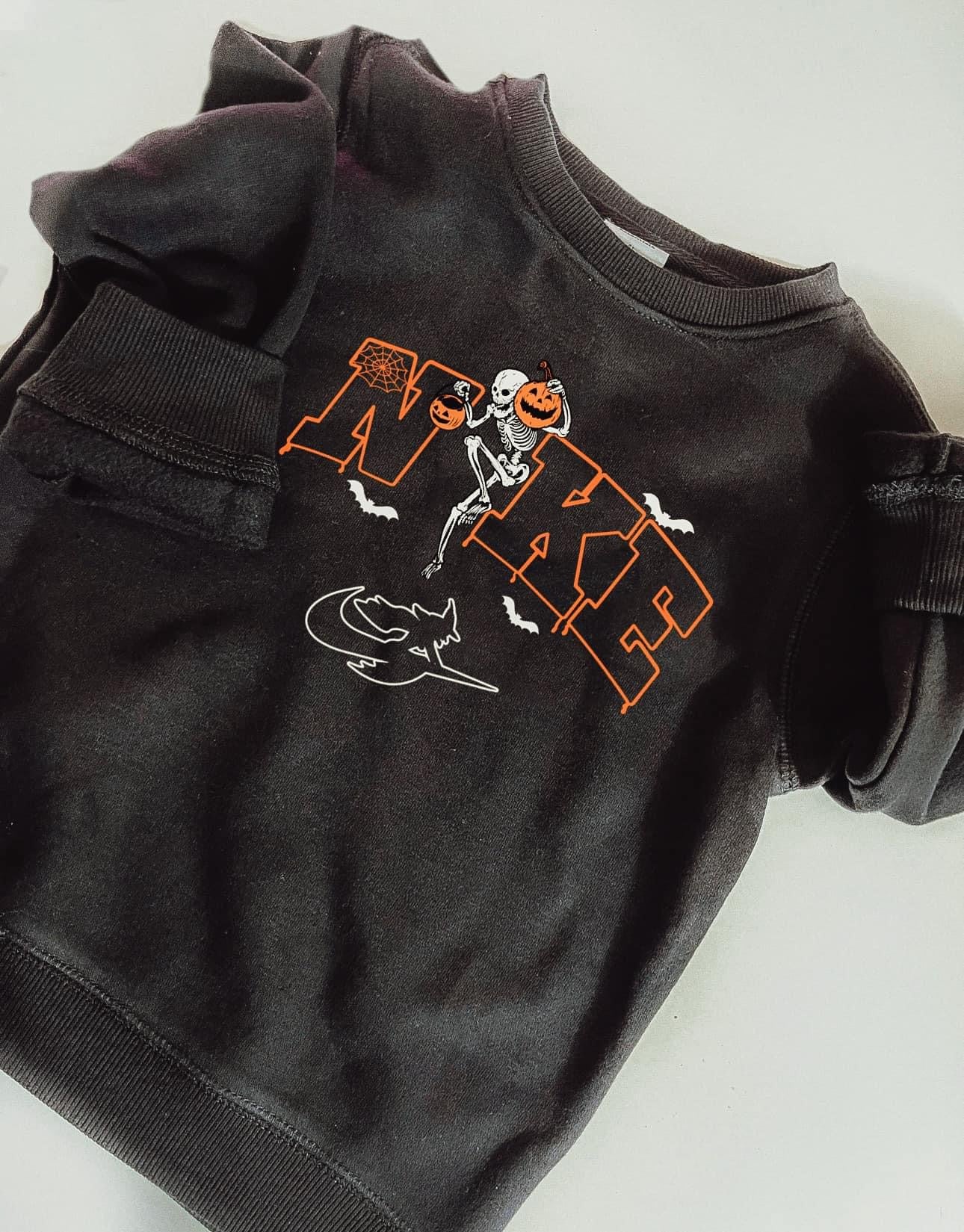Skeleton pumpkin sweatshirt