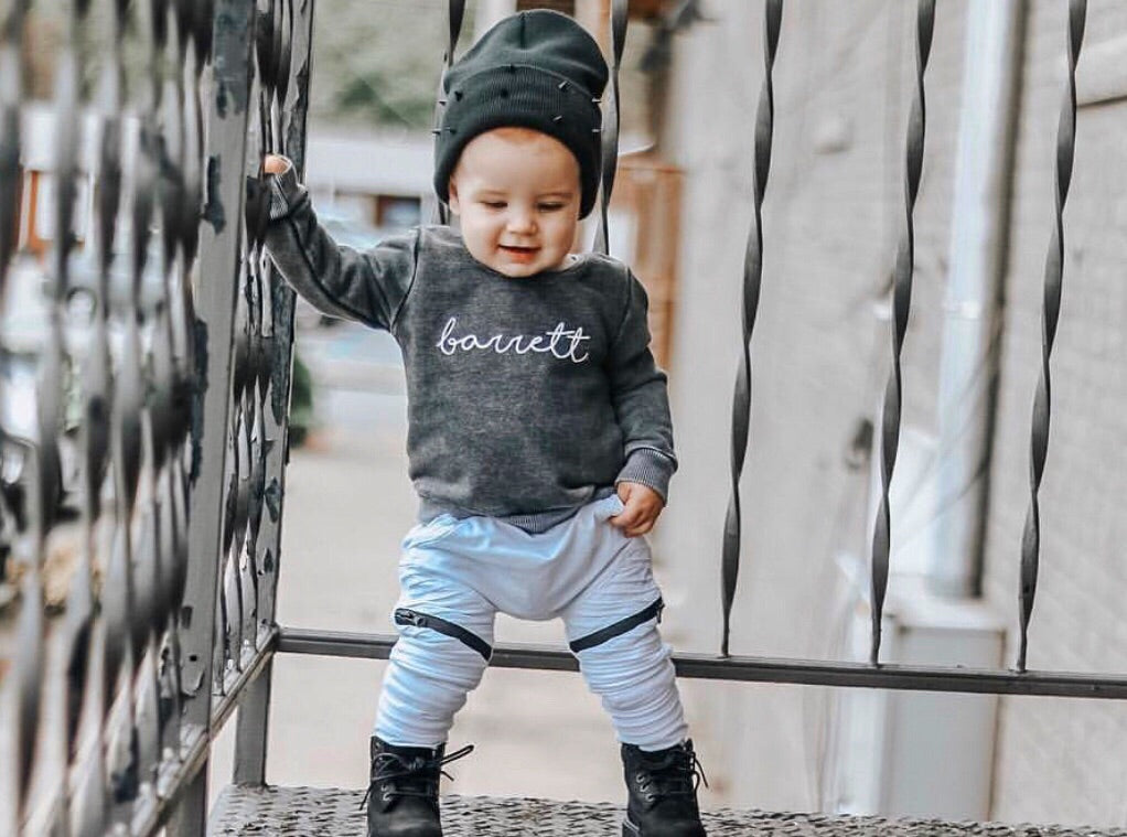 Midnight Black Spiked Beanie