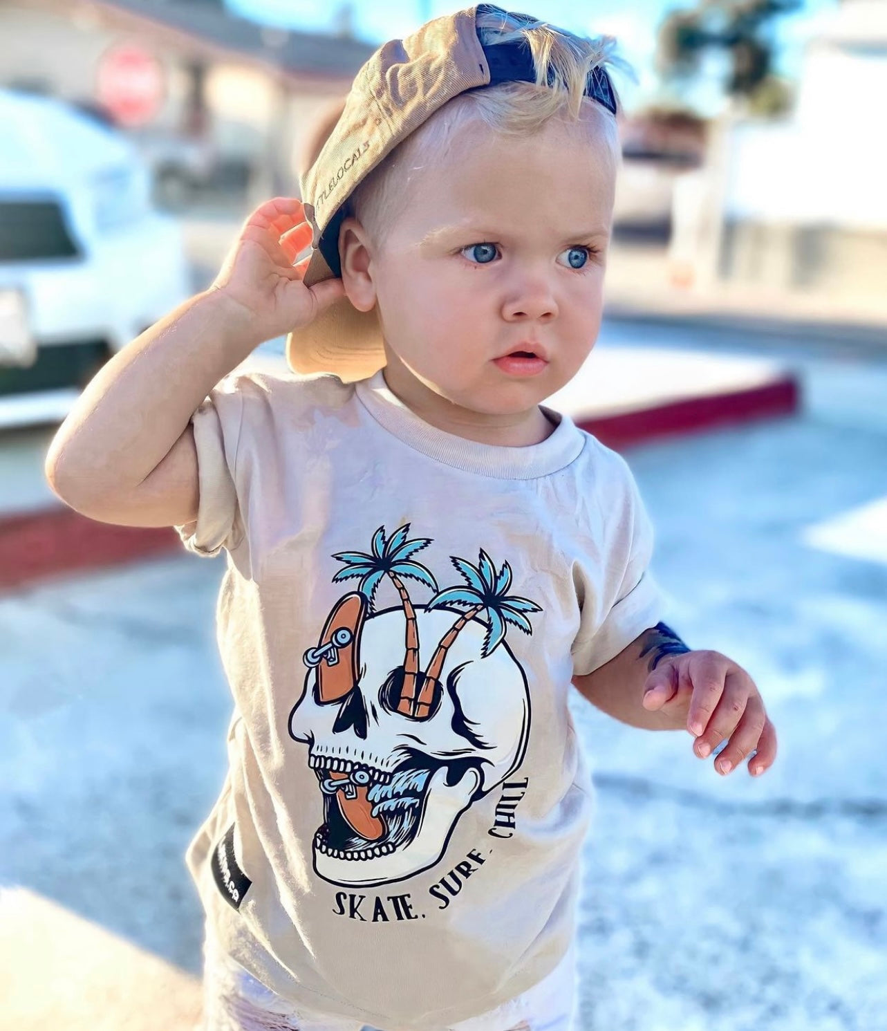 Skate, Surf, Chill Tee