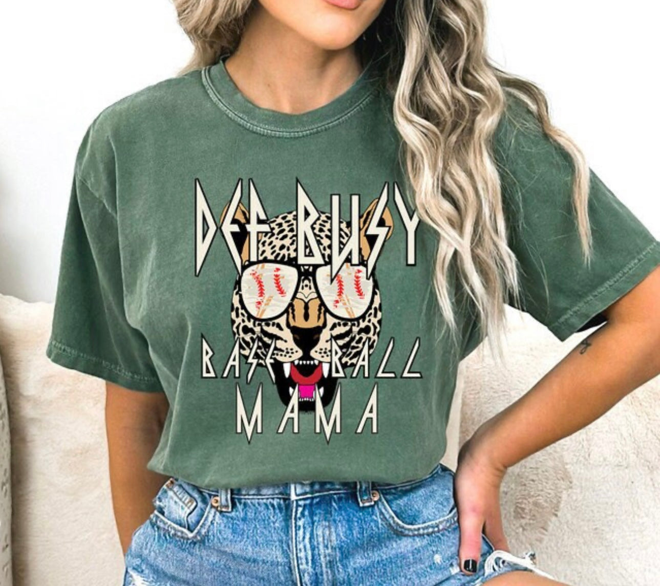 Baseball mama tee