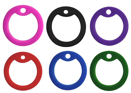 Rubber dog tag silencers