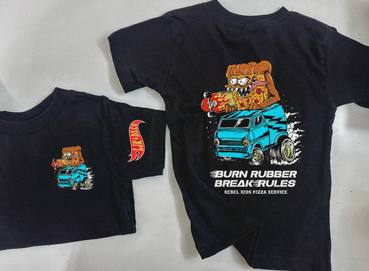 Rebel Kids Pizza Service (front pocket & back)