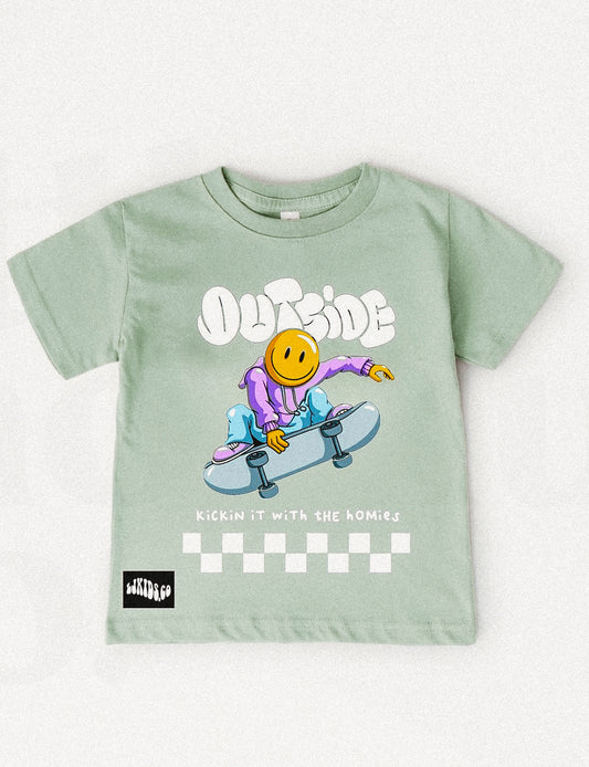 Kickin it with the homies tee