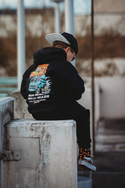 Rebel Kids Pizza Service (front pocket & back)