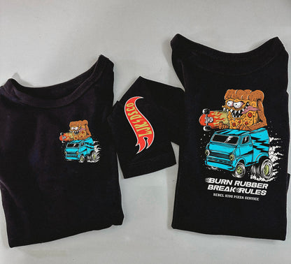 Rebel Kids Pizza Service (front pocket & back)
