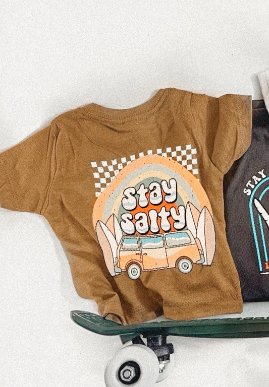 Stay Salty Retro (front pocket and full back)
