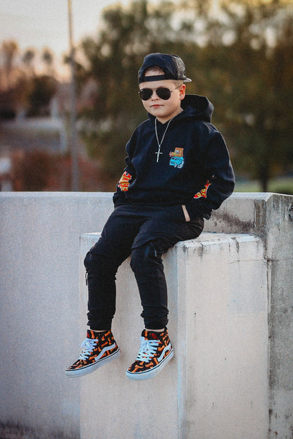 Rebel Kids Pizza Service (front pocket & back)