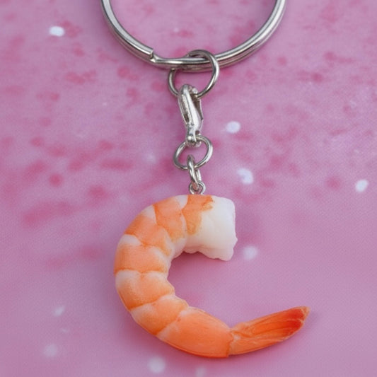 Shrimp keychain