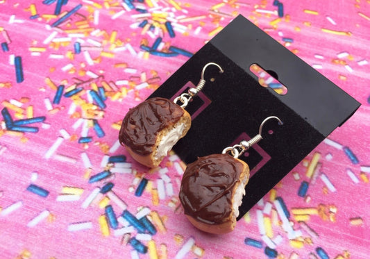 Donut earrings