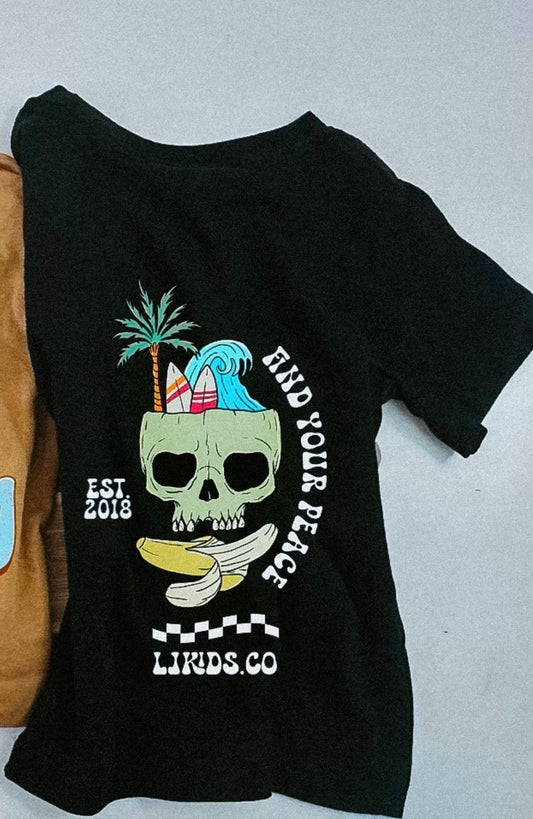 Find Your Peace Tee (front pocket AND back)
