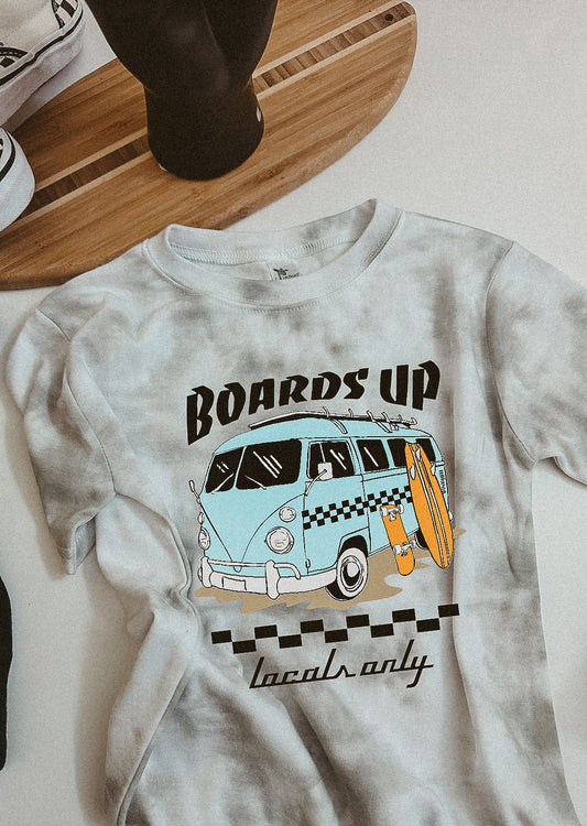 Boards up tee