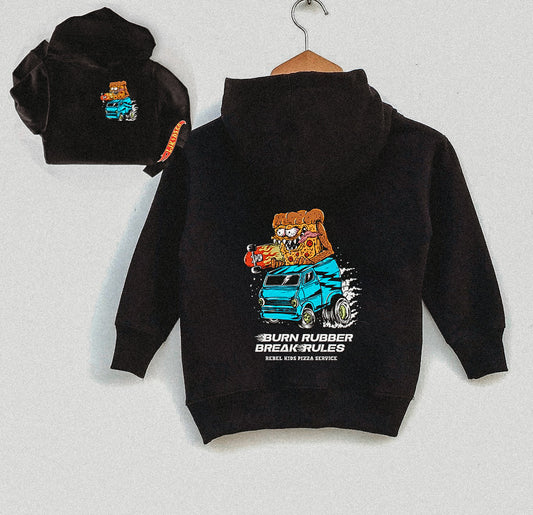 Rebel Kids Pizza Service (front pocket & back)