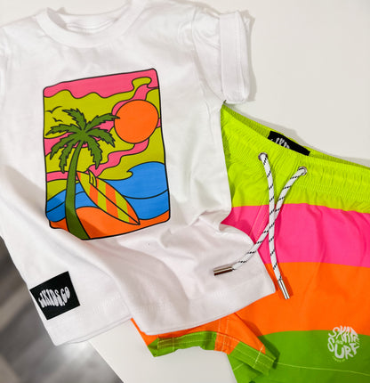 Neon Beach - Matches our sherbet swim