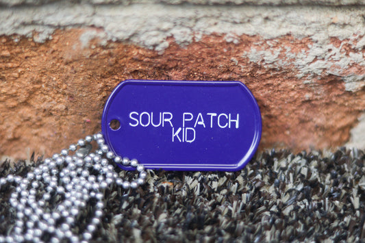 Sour Patch Kid Dog Tag