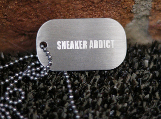 Sneaker Addict Diamond Engraved Chain