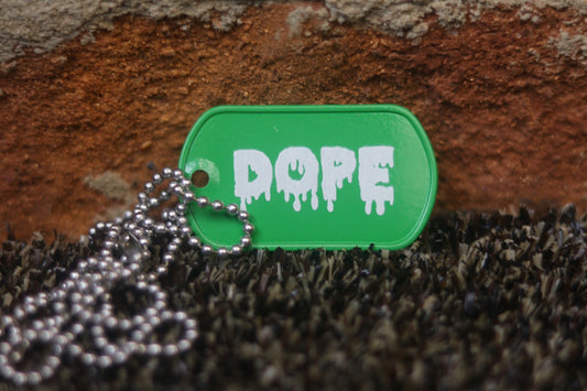 Engraved Dope Dog Tag