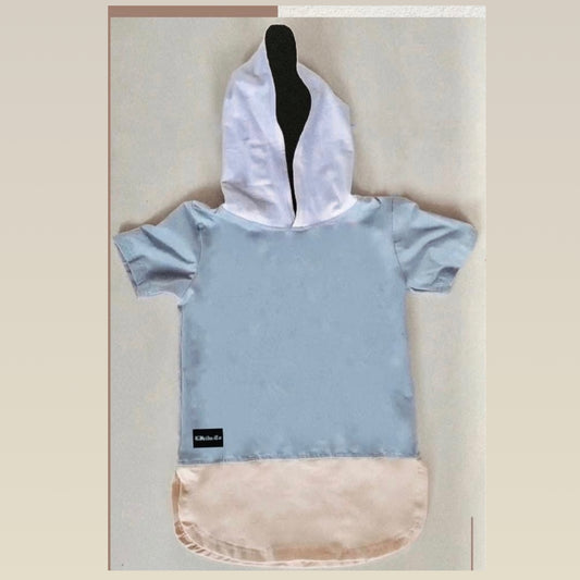 3 Tone Hooded Tee