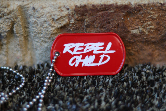 REBEL CHILD Dog Tag