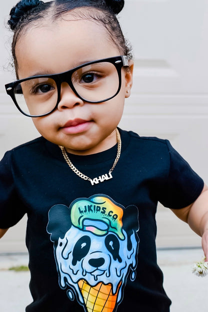 Ice Cream Drip Logo Tee