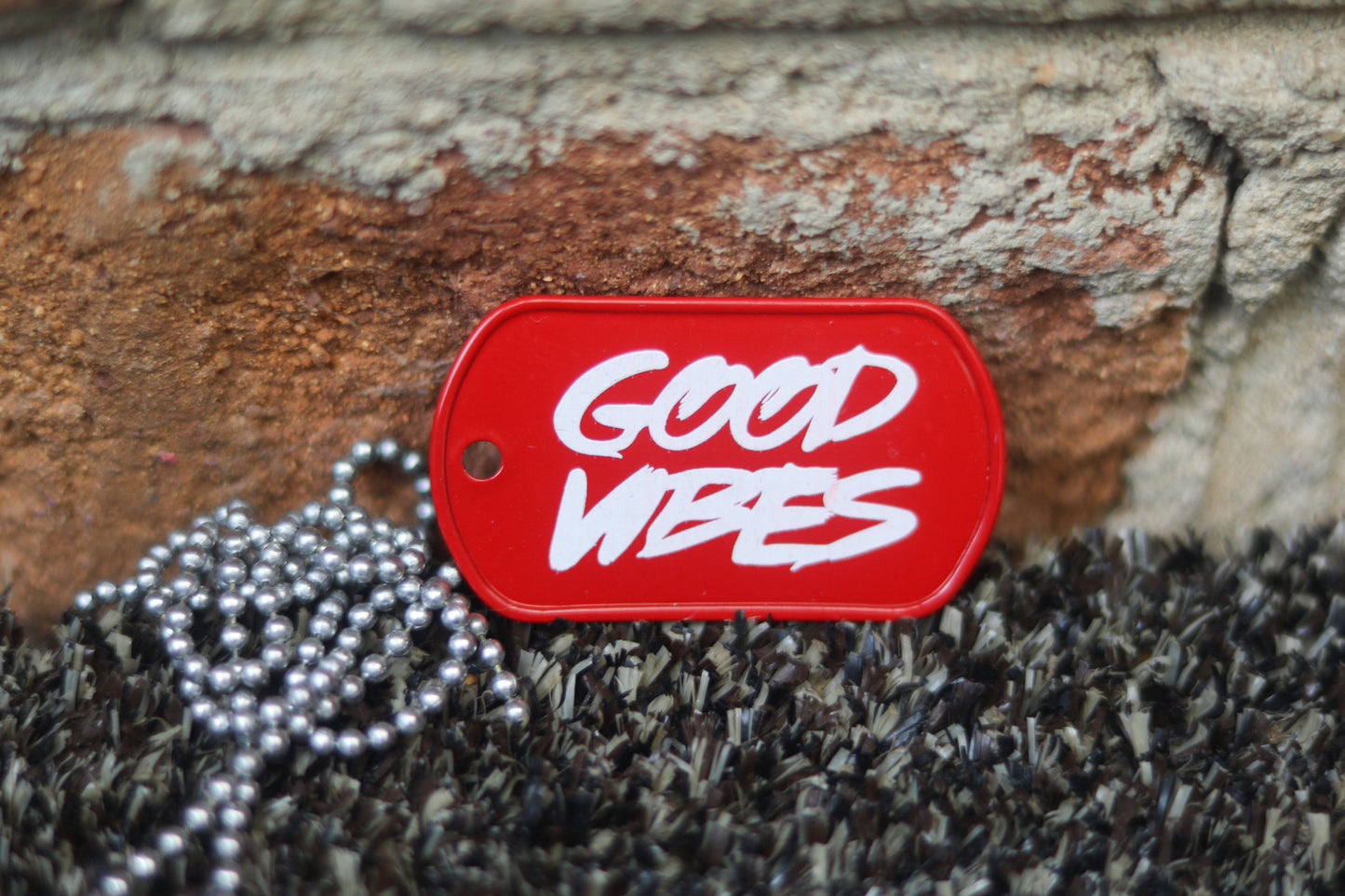 Good Vibes Dog Tag