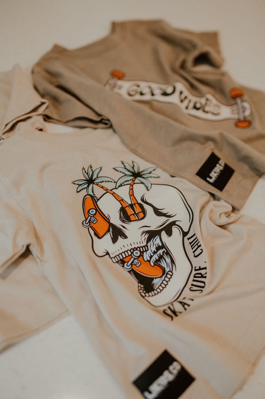 Skate, Surf, Chill Tee