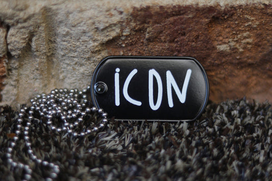 Engraved ICON Dog Tag